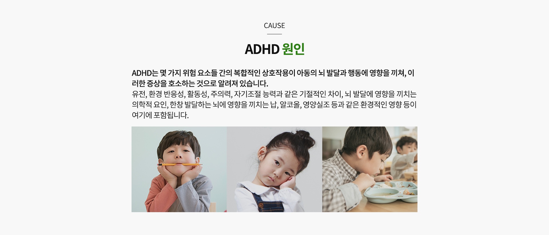 ADHA 원인